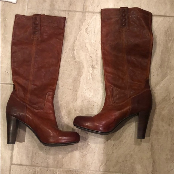 frye heeled boots